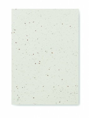 Logo trade advertising products image of: A5 seed paper cover notebook
