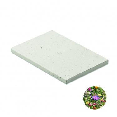 Logo trade promotional product photo of: A5 seed paper cover notebook