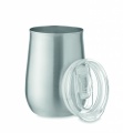 Recycled stainless steel mug, Matt Silver