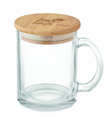 Logo trade promotional giveaways image of: Recycled glass mug 300 ml
