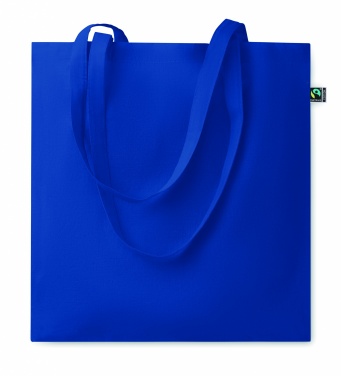 Logo trade business gifts image of: Fairtrade shopping bag140gr/m²