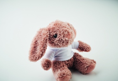 Logo trade promotional merchandise picture of: Bunny plush wearing a hoodie