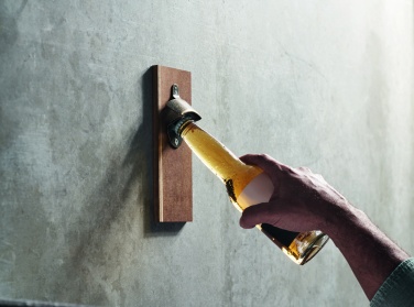 Logotrade promotional product image of: Wall mounted bottle opener