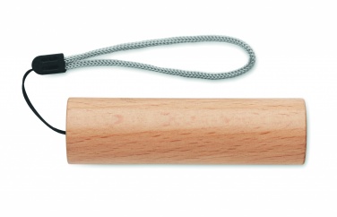 Logotrade business gifts photo of: Beech wood rechargeable torch