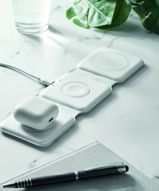 Logo trade advertising products image of: Foldable charging station