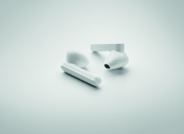 Logotrade promotional item picture of: TWS earbuds with solar charger
