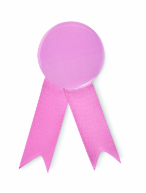 Logo trade advertising product photo of: Ribbon style badge pin