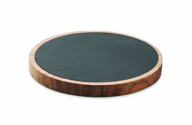 Logotrade promotional item image of: Wireless charger in acacia 15W