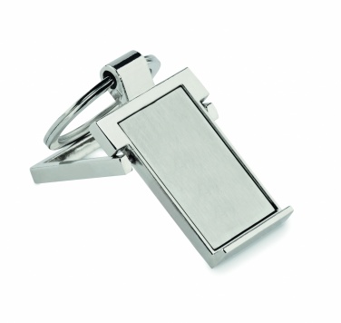 Logo trade promotional giveaway photo of: Metal key ring phone stand Seinajoki