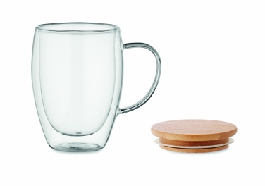 Logotrade promotional item picture of: Double wall borosilicate mug
