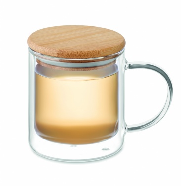 Logo trade promotional items image of: Double wall borosilicate mug