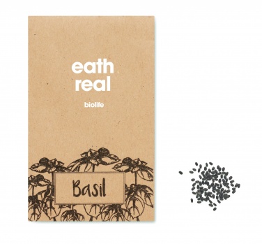 Logotrade promotional giveaways photo of: Basil seeds in craft envelope