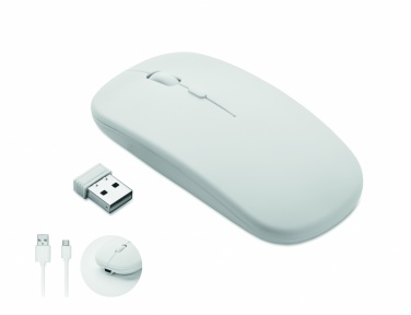 Logo trade promotional giveaways image of: Rechargeable wireless mouse