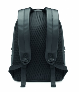 Logo trade corporate gifts picture of: Laptop 15" soft PU backpack
