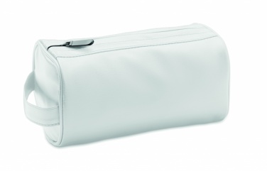 Logo trade promotional items picture of: Soft PU cosmetic bag and zipper