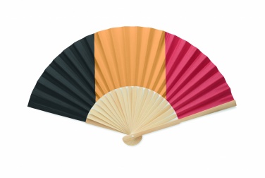 Logo trade corporate gifts image of: Manual fan flag design
