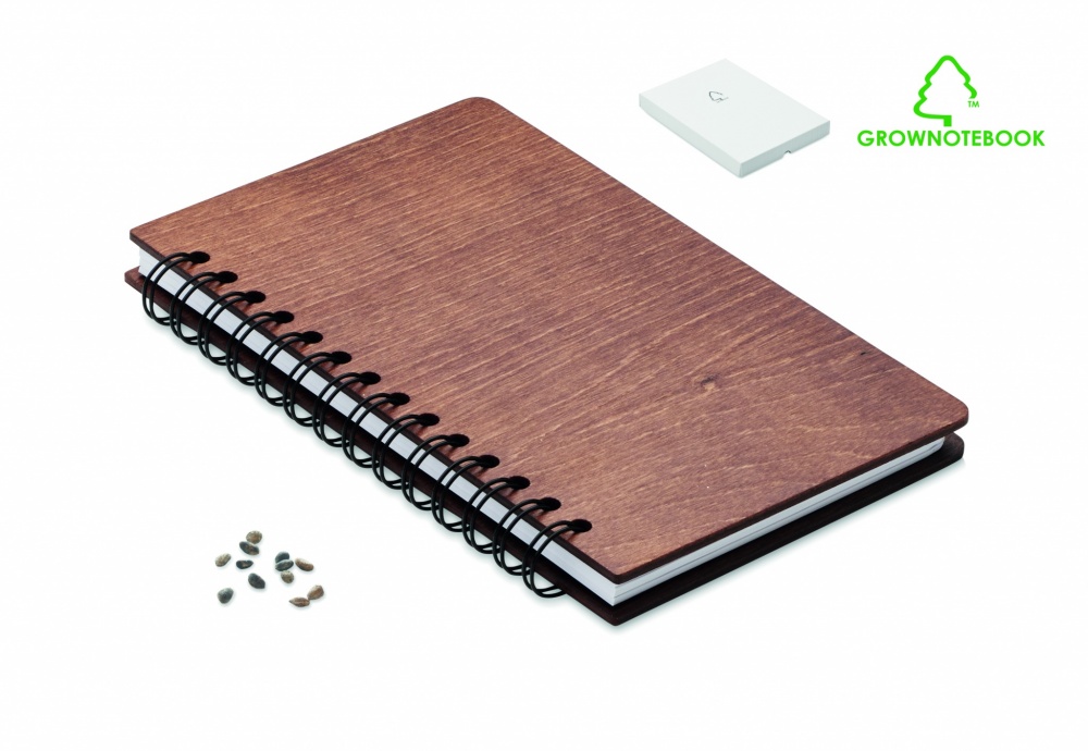 Logotrade promotional item picture of: A5 Birch tree GROWBOOK™