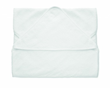 Logo trade promotional item photo of: Cotton hooded baby towel