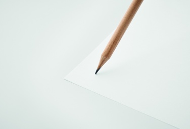 Logo trade promotional product photo of: Natural pencil in seeded pouch