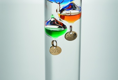 Logo trade business gifts image of: Galileo thermometer glass 28cm