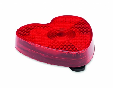 Logo trade advertising products image of: Heart shaped reflector light