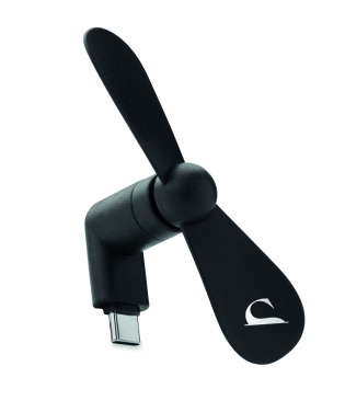 Logo trade business gift photo of: Portable USB-C fan