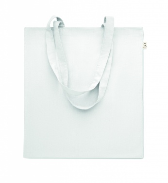 Logo trade promotional merchandise image of: Recycled cotton shopping bag
