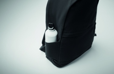 Logo trade advertising product photo of: A 15-inch laptop backpack made of recycled pre-consumer cotton and recycled polyester with customizable printing.
