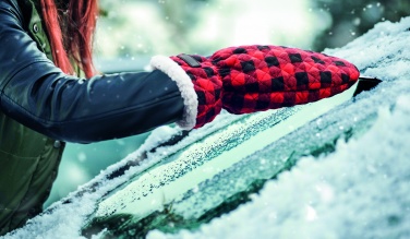 Logo trade promotional products image of: Quilted ice scraper glove