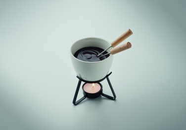 Logotrade promotional giveaway picture of: Ceramic fondue set 240 ml