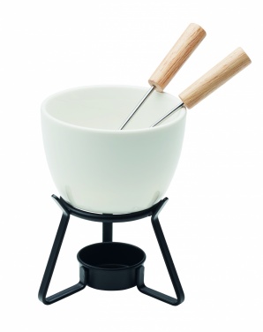 Logo trade promotional gifts image of: Ceramic fondue set 240 ml