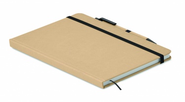 Logo trade corporate gifts picture of: Caratil A5 notebook in recycled carton