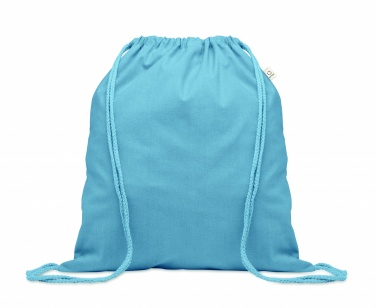 Logo trade promotional merchandise photo of: Recycled 140 gr/m² cotton bag