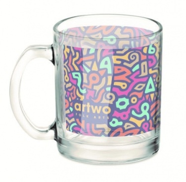 Logotrade promotional items photo of: Glass sublimation mug 300ml