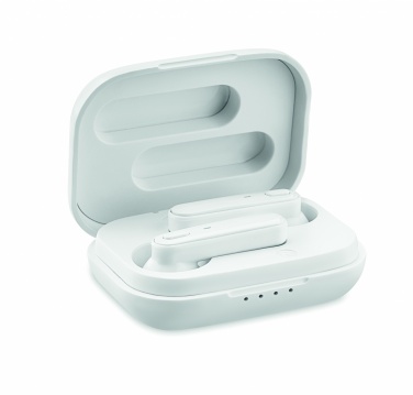 Logotrade promotional giveaways photo of: TWS earbuds with charging base