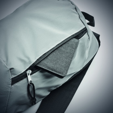 Logo trade promotional merchandise photo of: High reflective backpack 600D