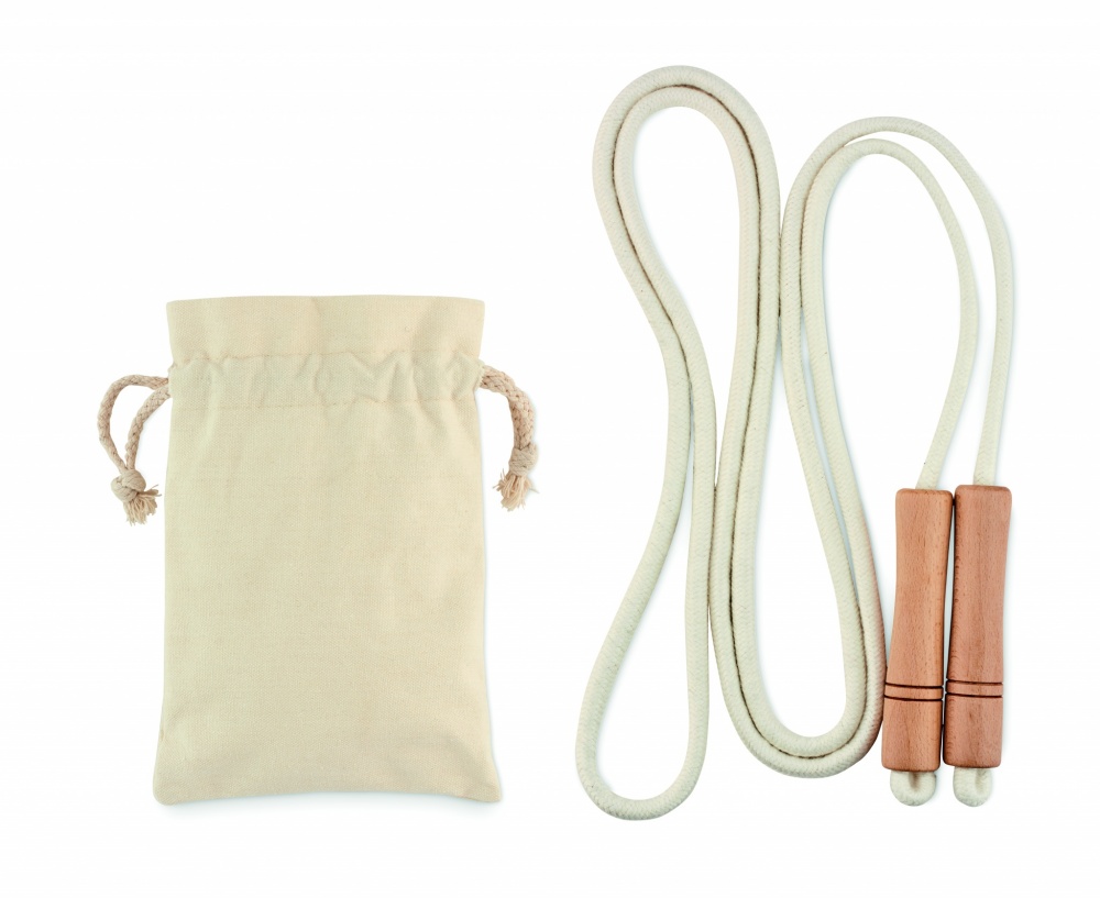 Logo trade promotional gift photo of: Cotton skipping rope