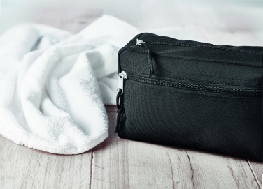 Logo trade promotional merchandise photo of: 600D RPET toilet bag
