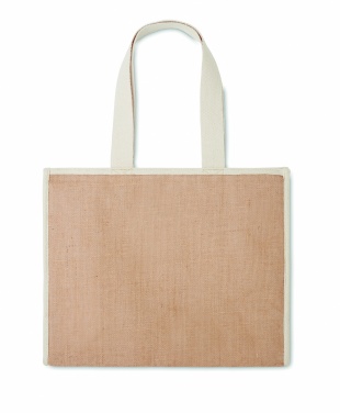 Logotrade promotional giveaway picture of: Jute and canvas cooler bag