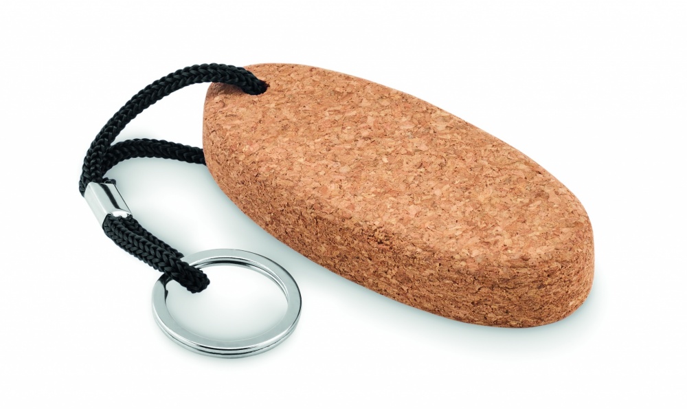 Logo trade promotional gift photo of: Floating cork key ring Lohja