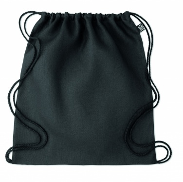 Logo trade promotional product photo of: Hemp drawstring bag 200 gr/m²