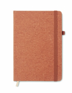 Logo trade promotional gifts picture of: Recycled Leather A5 notebook
