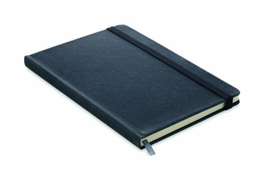 Logo trade promotional giveaways image of: Recycled Leather A5 notebook