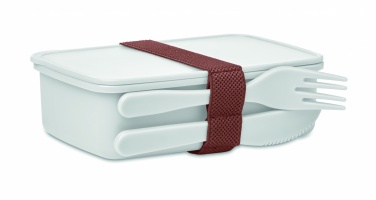 Logo trade promotional giveaway photo of: Lunch box with cutlery