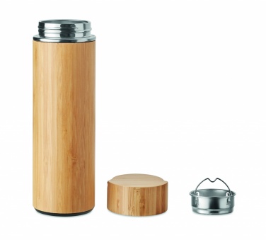 Logo trade advertising products picture of: Double wall flask 400 ml TAMPERE