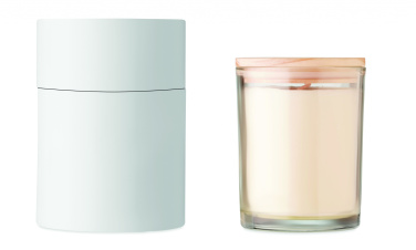 Logo trade promotional items image of: Vanilla fragranced candle