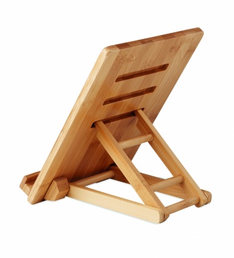 Logotrade promotional merchandise picture of: Bamboo tablet stand TUANUI