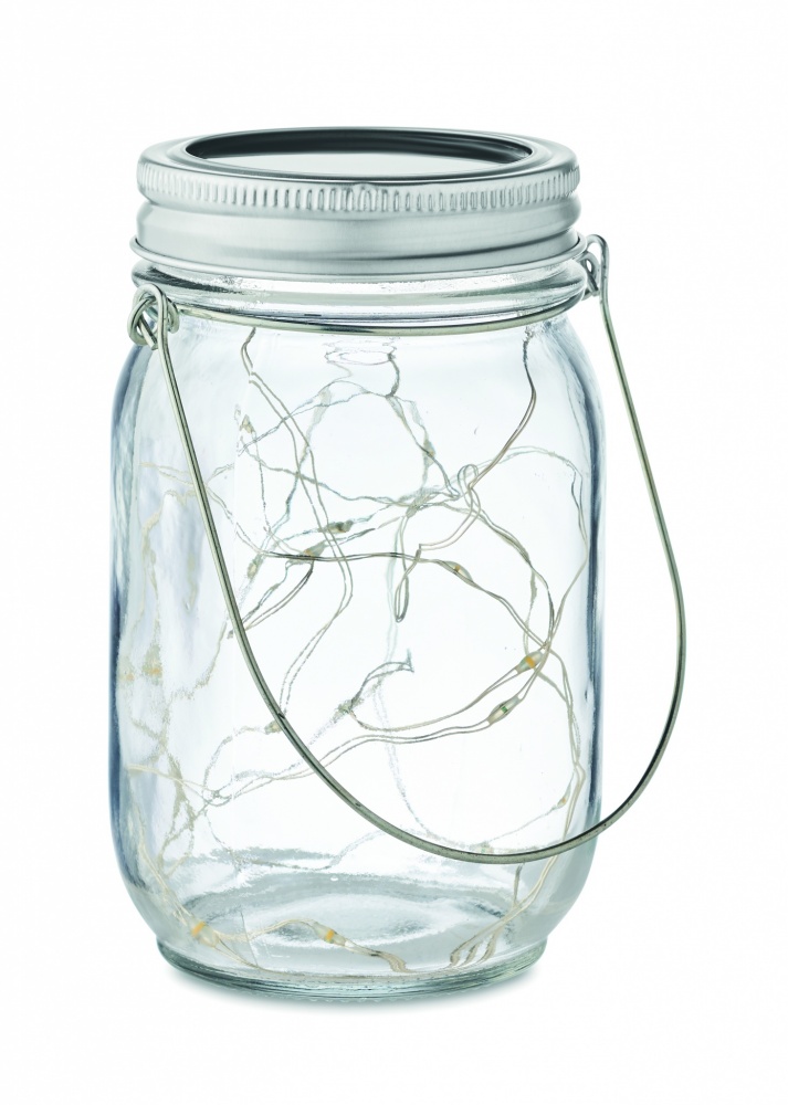 Logotrade business gift image of: Solar mason jar outdoor lamp