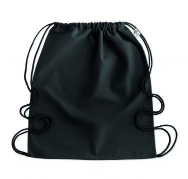 Logo trade promotional items picture of: Organic cotton drawstring bag
