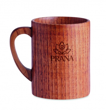 Logotrade promotional products photo of: Oak wooden mug 280 ml